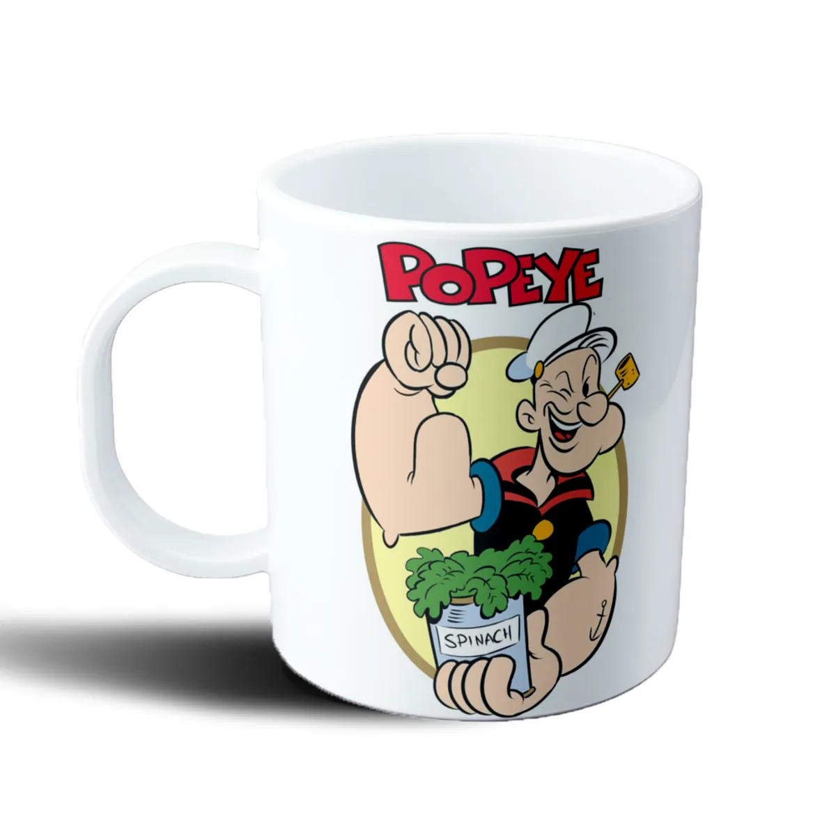 Taza de Plástico Popeye el Marino con Espinaca - vista 2
