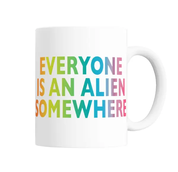 Taza de Cerámica Coldplay Everyone Is an Alien Somewhere