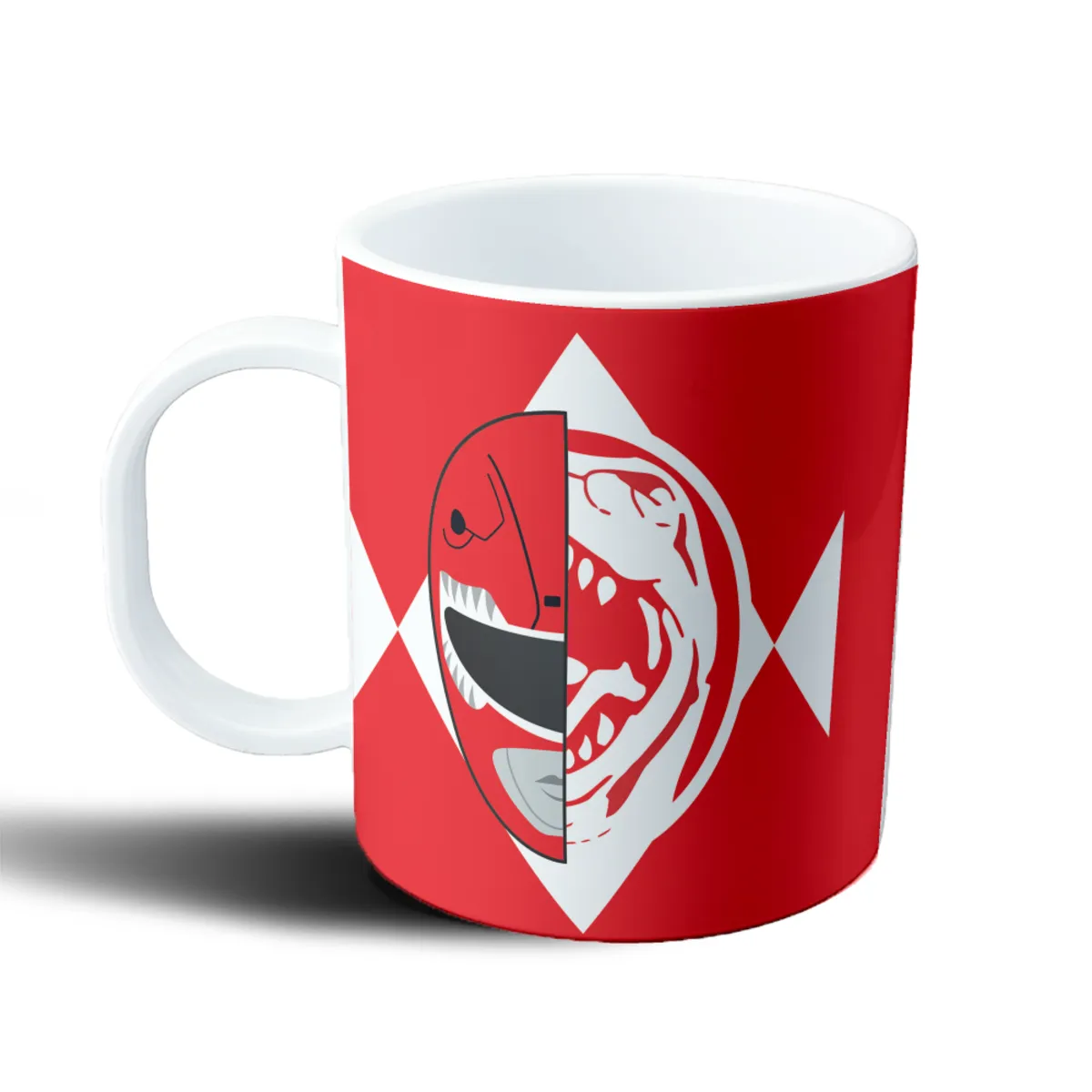 Taza de Plástico Power Rangers Ranger Rojo Dinosaurio - vista 2