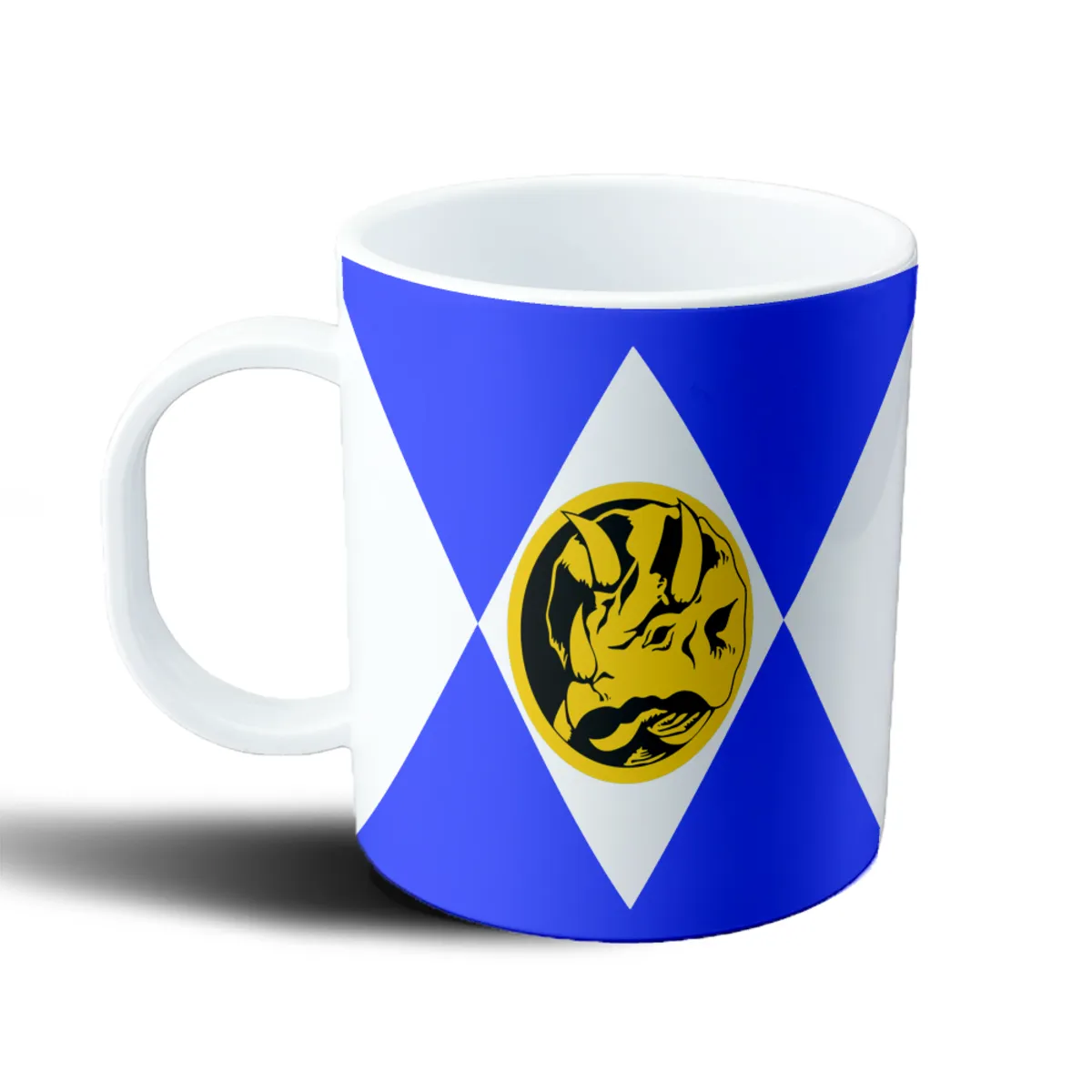 Taza de Plástico Power Rangers Ranger Azul Emblema - vista 2