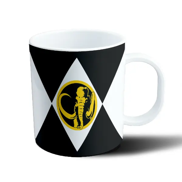 Taza de Plástico Power Rangers Ranger Negro Mastodonte