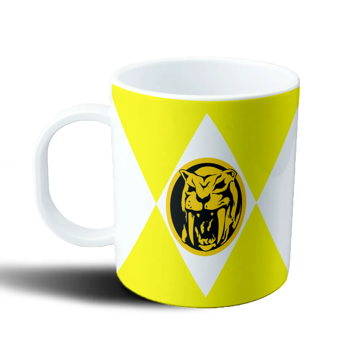 Taza de Plástico Power Rangers Ranger Amarillo Tigre Dientes de Sable - vista 2