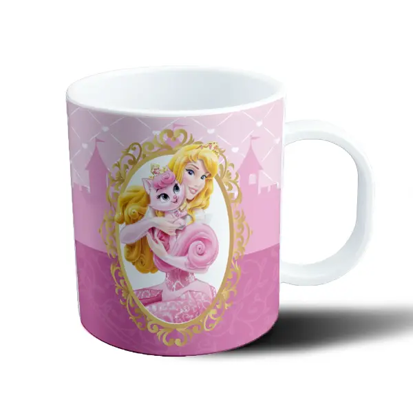 Taza de Plástico Princesas Disney Aurora y Berry