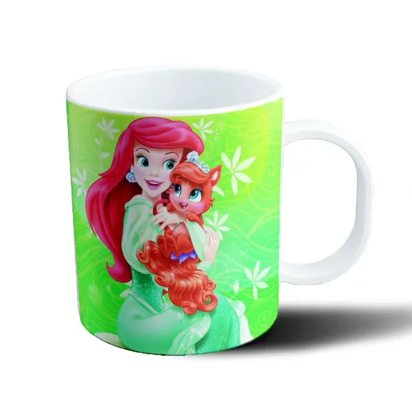 Taza de Plástico Princesas Disney Ariel y Palace Pets Berry