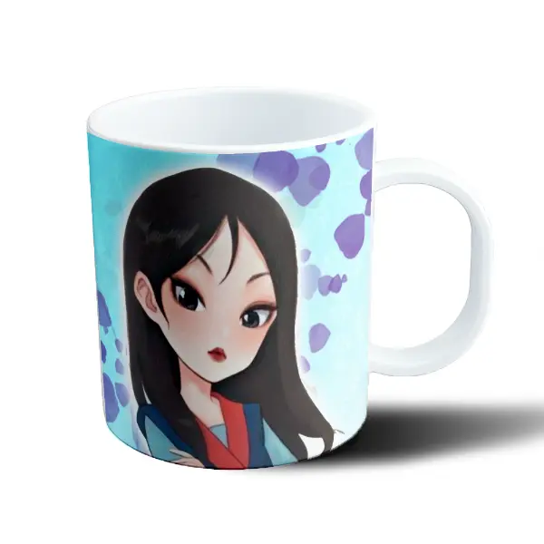 Taza de Plástico Princesas Disney Mulan
