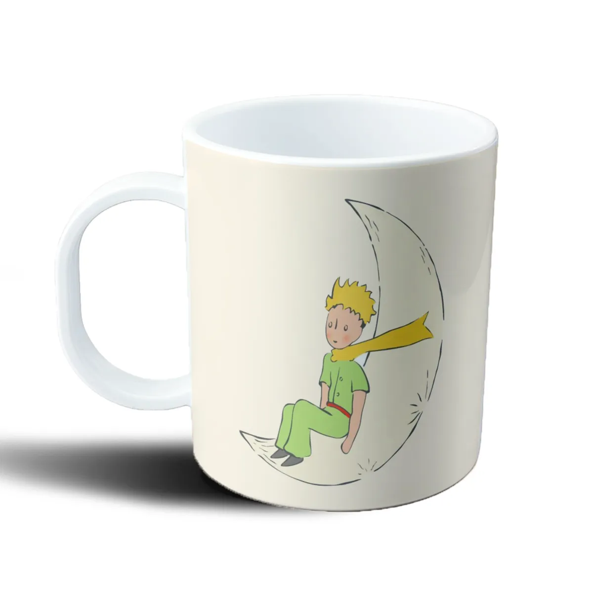 Taza de Plástico Principito Sentado en la Luna - vista 2