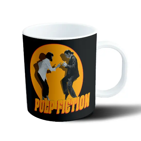 Taza de Plástico Pulp Fiction Baile Mia y Vincent