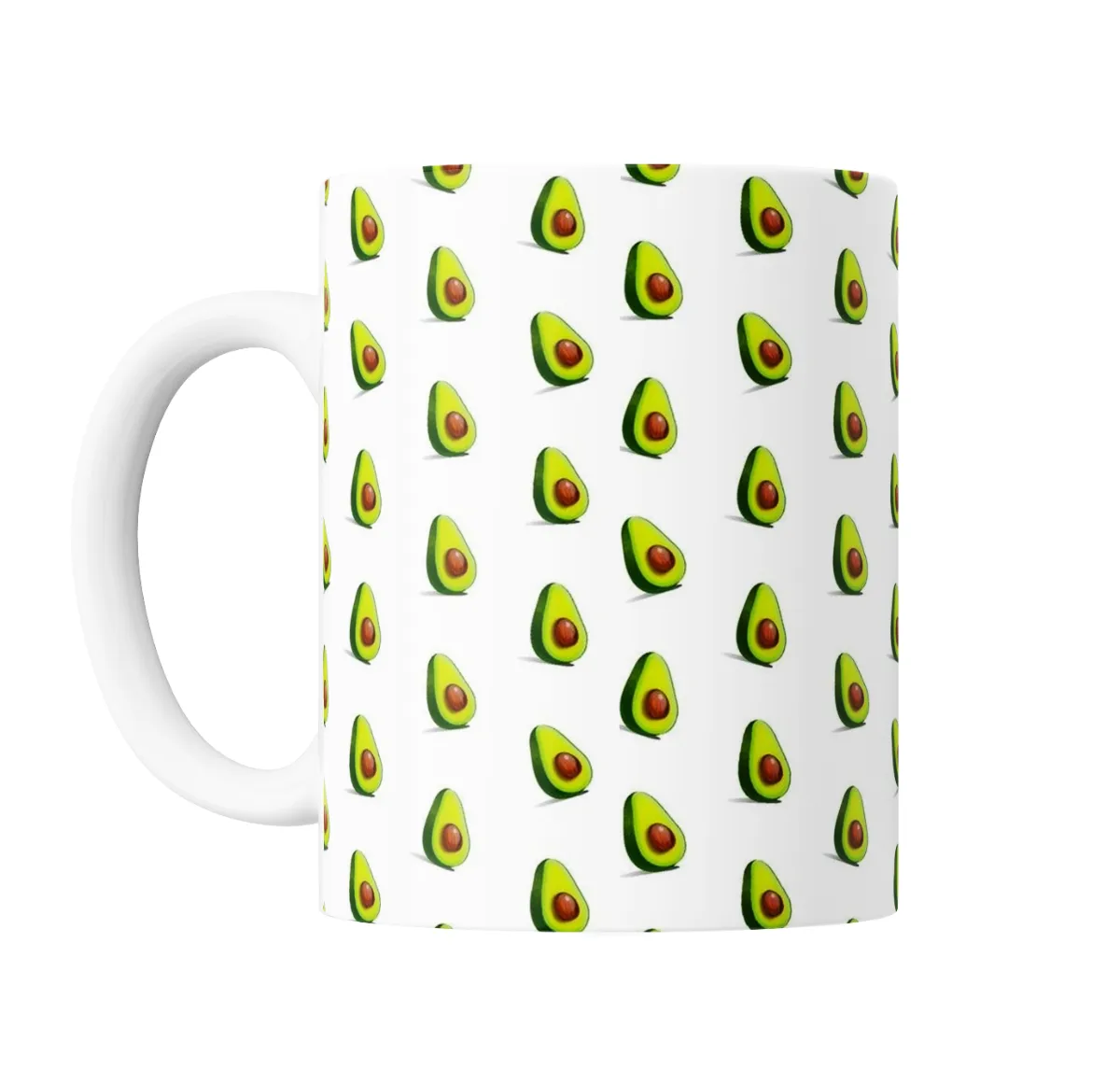 Taza de Cerámica Paltas Estampado Patrón - vista 2