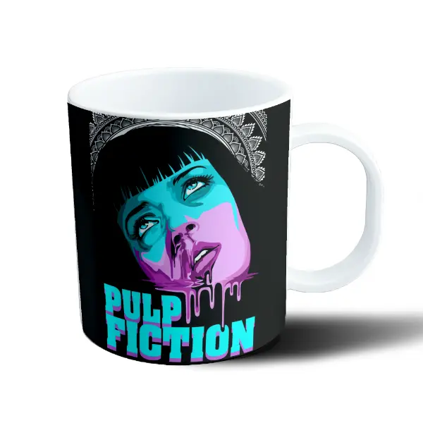 Taza de Plástico Pulp Fiction Mia Wallace