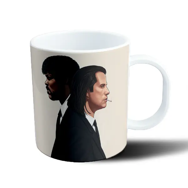 Taza de Plástico Pulp Fiction Jules y Vincent