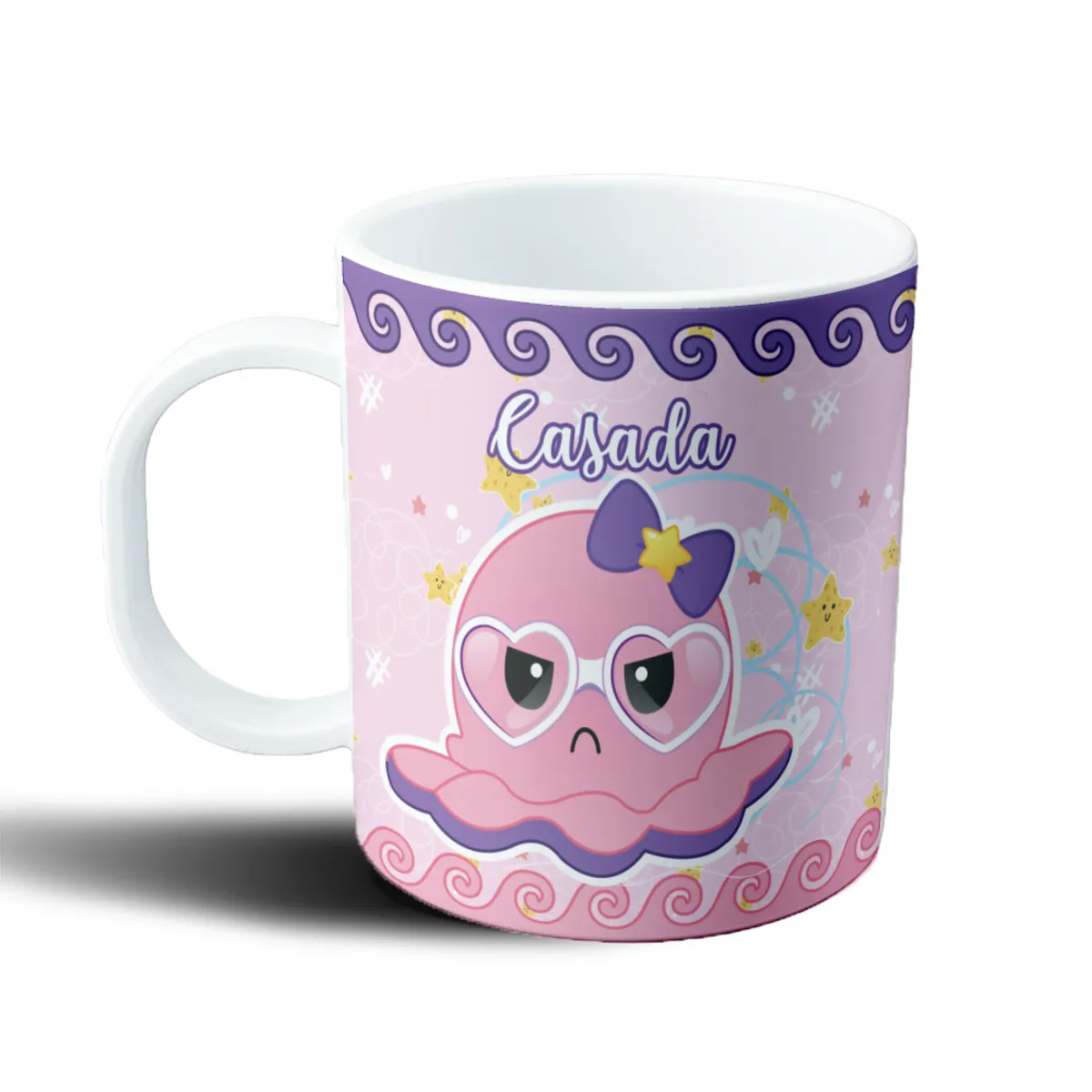 Taza de Plástico Pulpito Casada con Lazo y Lentes - vista 2
