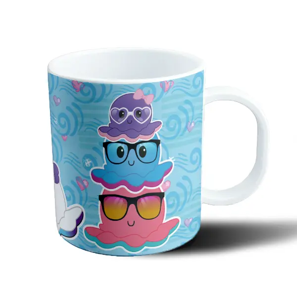 Taza de Plástico Pulpito Torre de Pulpitos con Lentes