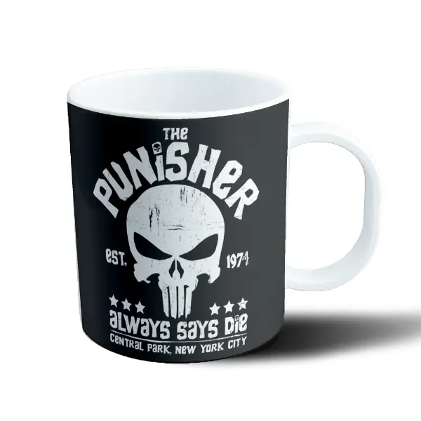 Taza de Plástico Punisher Calavera Always Says Die Central Park