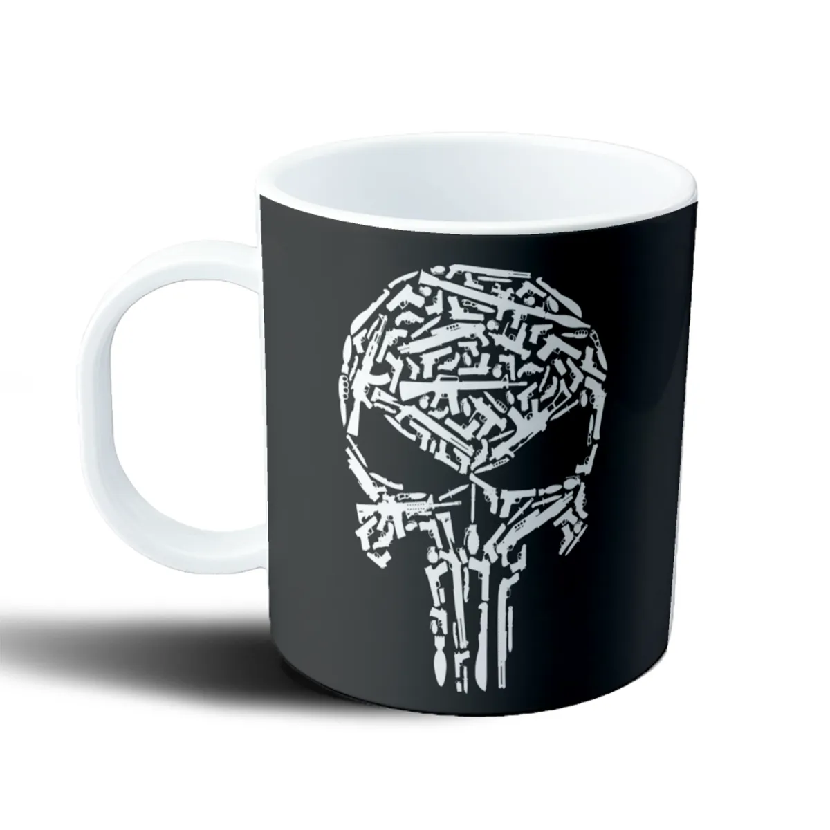 Taza de Plástico Punisher Calavera de Armas - vista 2
