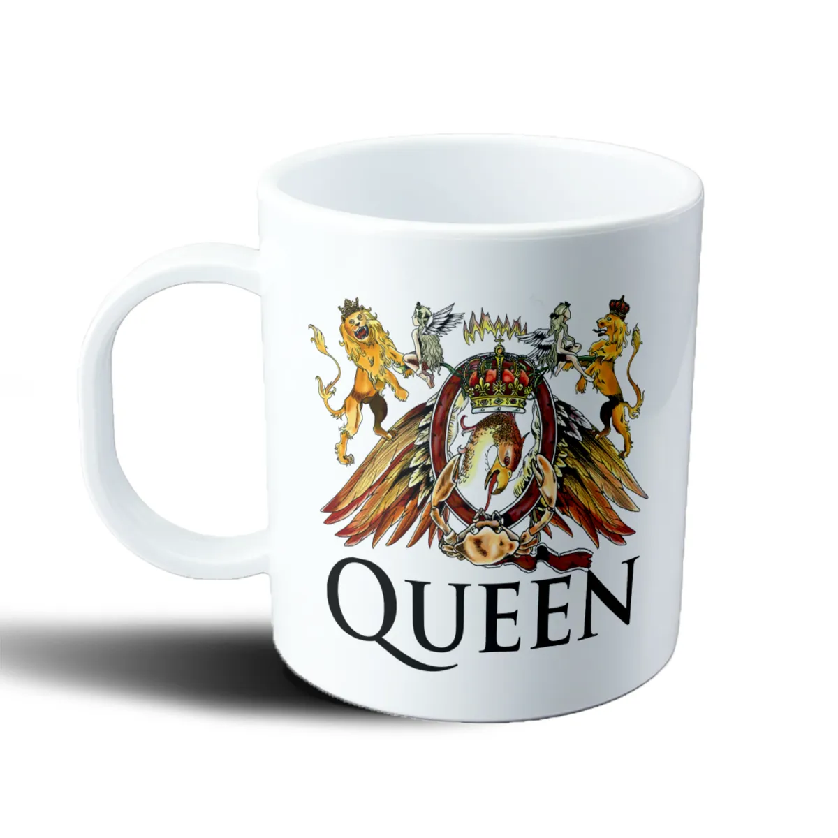 Taza de Plástico Queen Escudo Oficial - vista 2