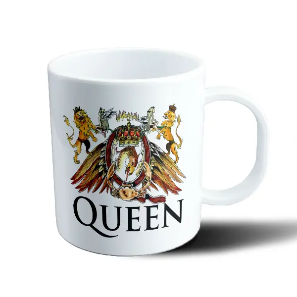 Taza de Plástico Queen Escudo Oficial
