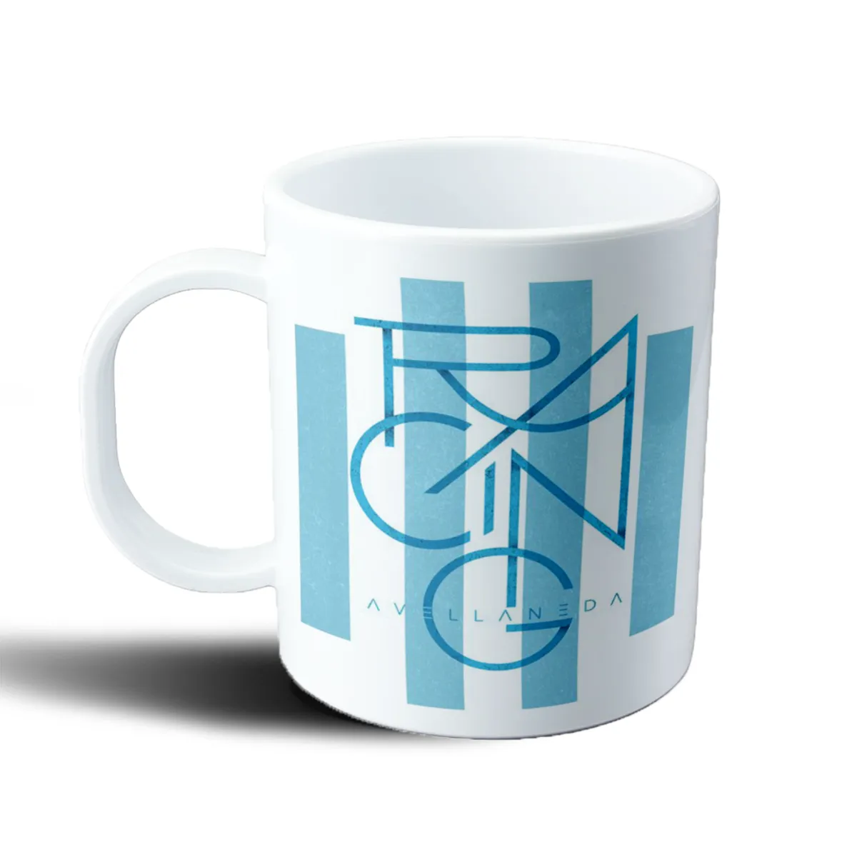 Taza de Plástico Racing Club Avellaneda Logo Celeste - vista 2