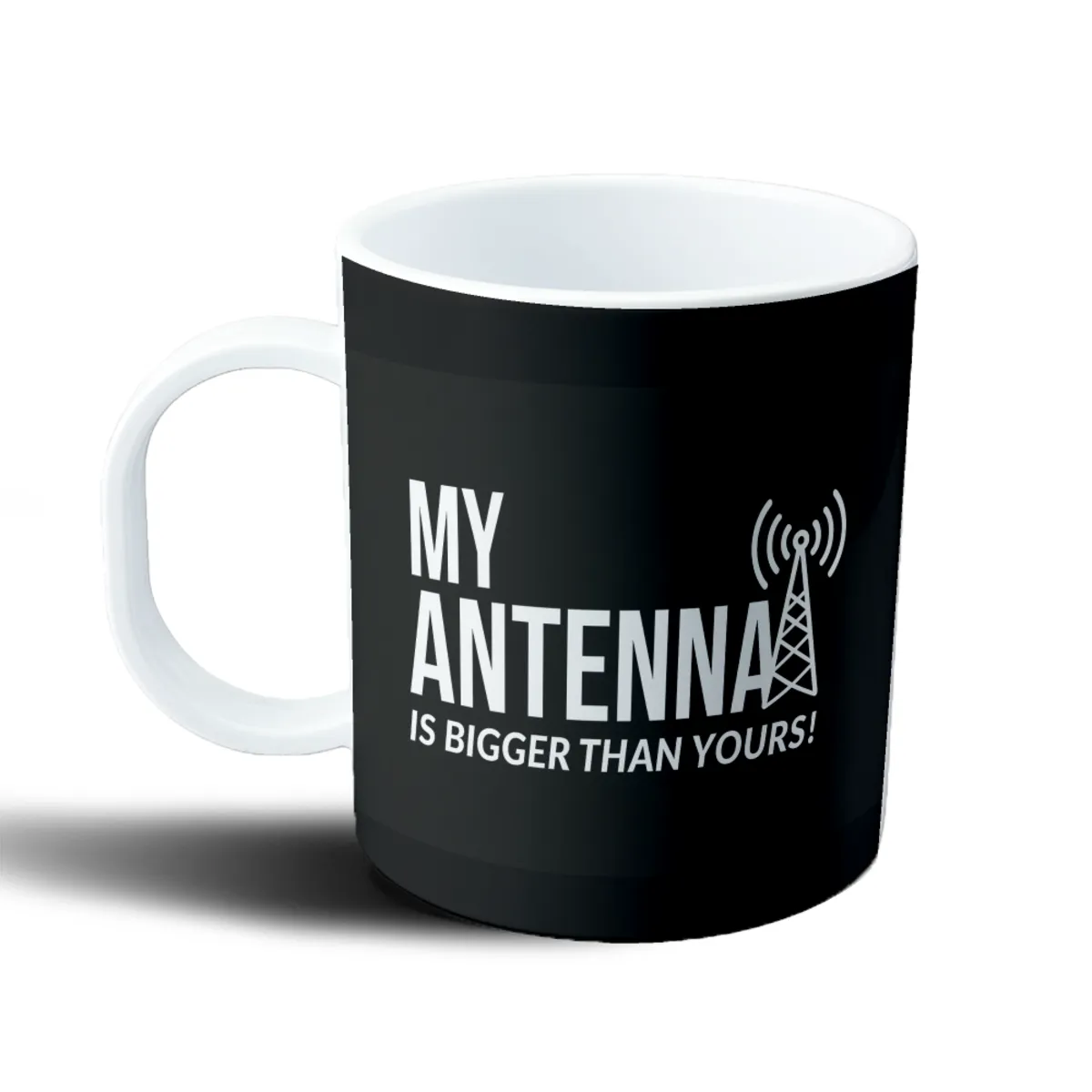 Taza de Plástico My Antenna Is Bigger Than Yours - vista 2
