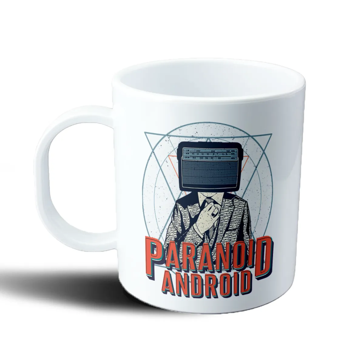 Taza de Plástico RadioHead Paranoid Android Hombre Radio - vista 2