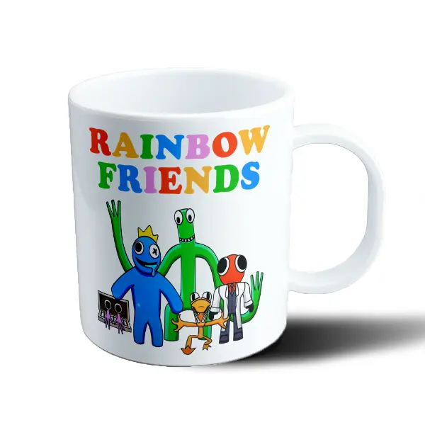 Taza de Plástico Rainbow Friends Personajes Grupo