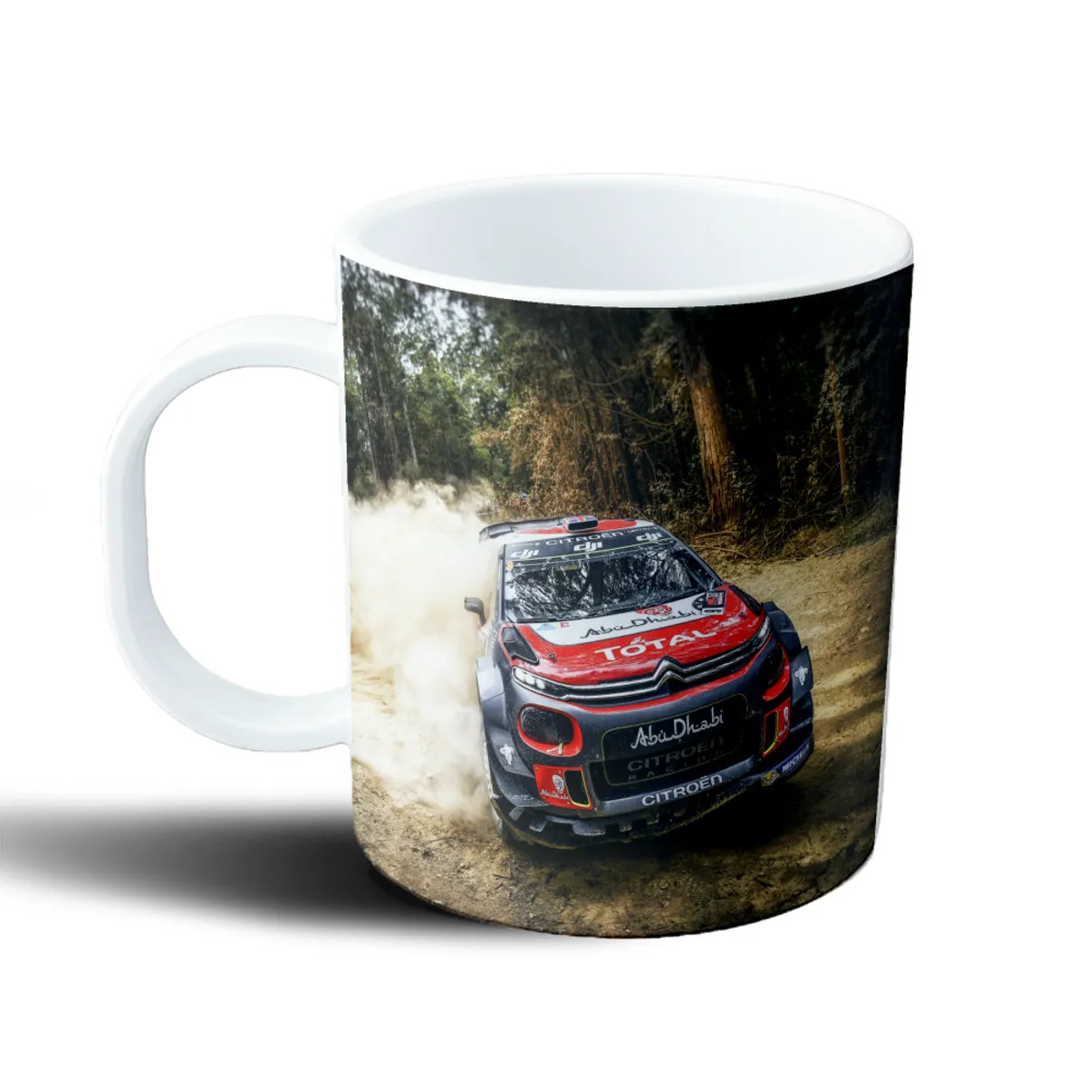Taza de Plástico Rally Citroën C3 WRC Total Abu Dhabi - vista 2