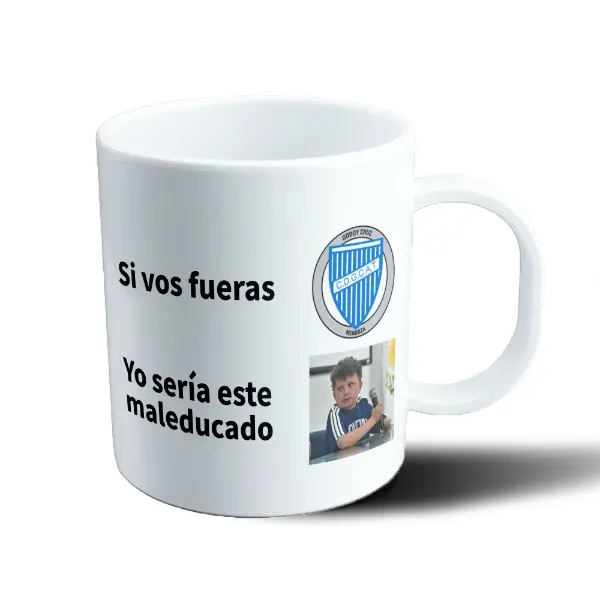 Taza de Plástico Godoy Cruz Si vos fueras Rami Conti