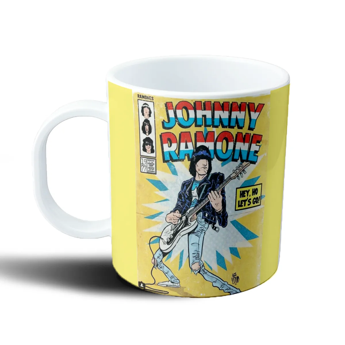 Taza de Plástico Ramones Johnny Ramone Cómic - vista 2