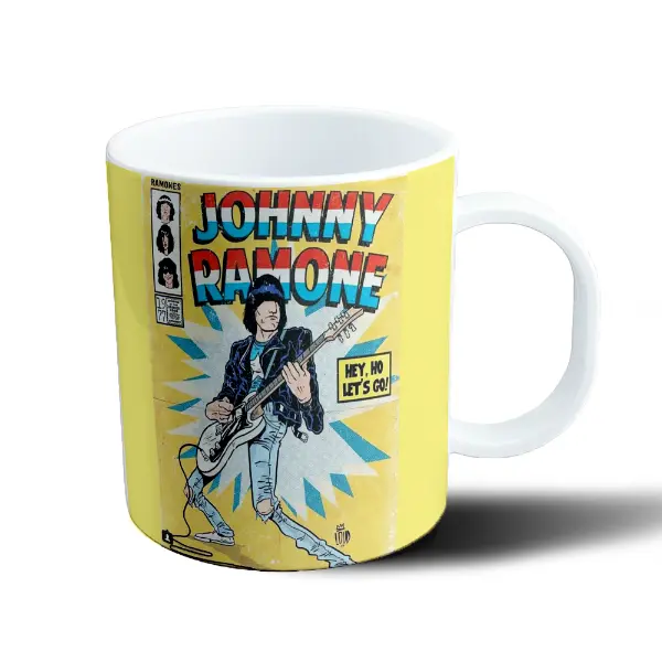 Taza de Plástico Ramones Johnny Ramone Cómic