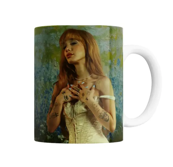 Taza de Cerámica Angela Torres Retrato Pintura