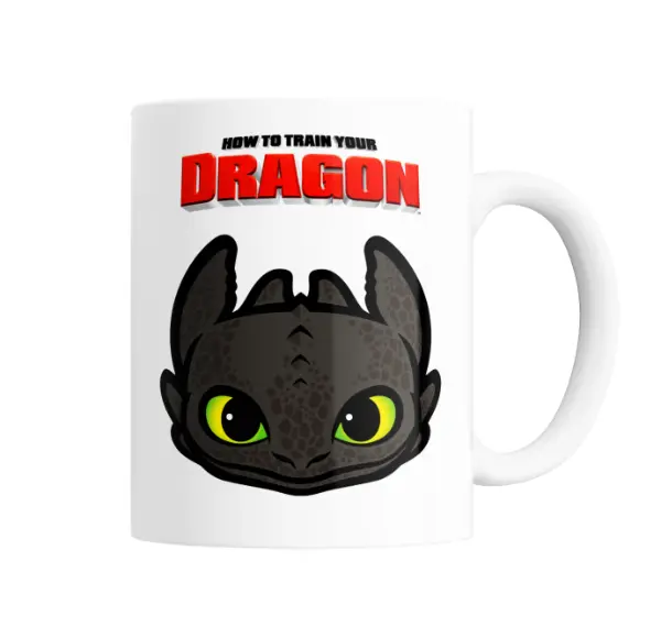 Taza de Cerámica Como entrenar a tu Dragon Chimuelo