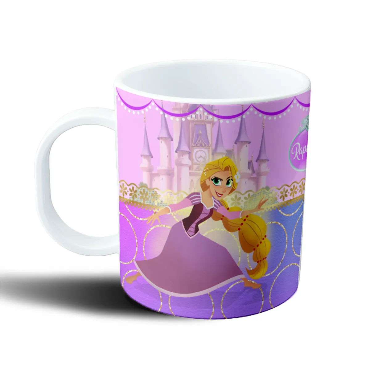Taza de Plástico Rapunzel Enredados Flynn Rider y Pascal - vista 2