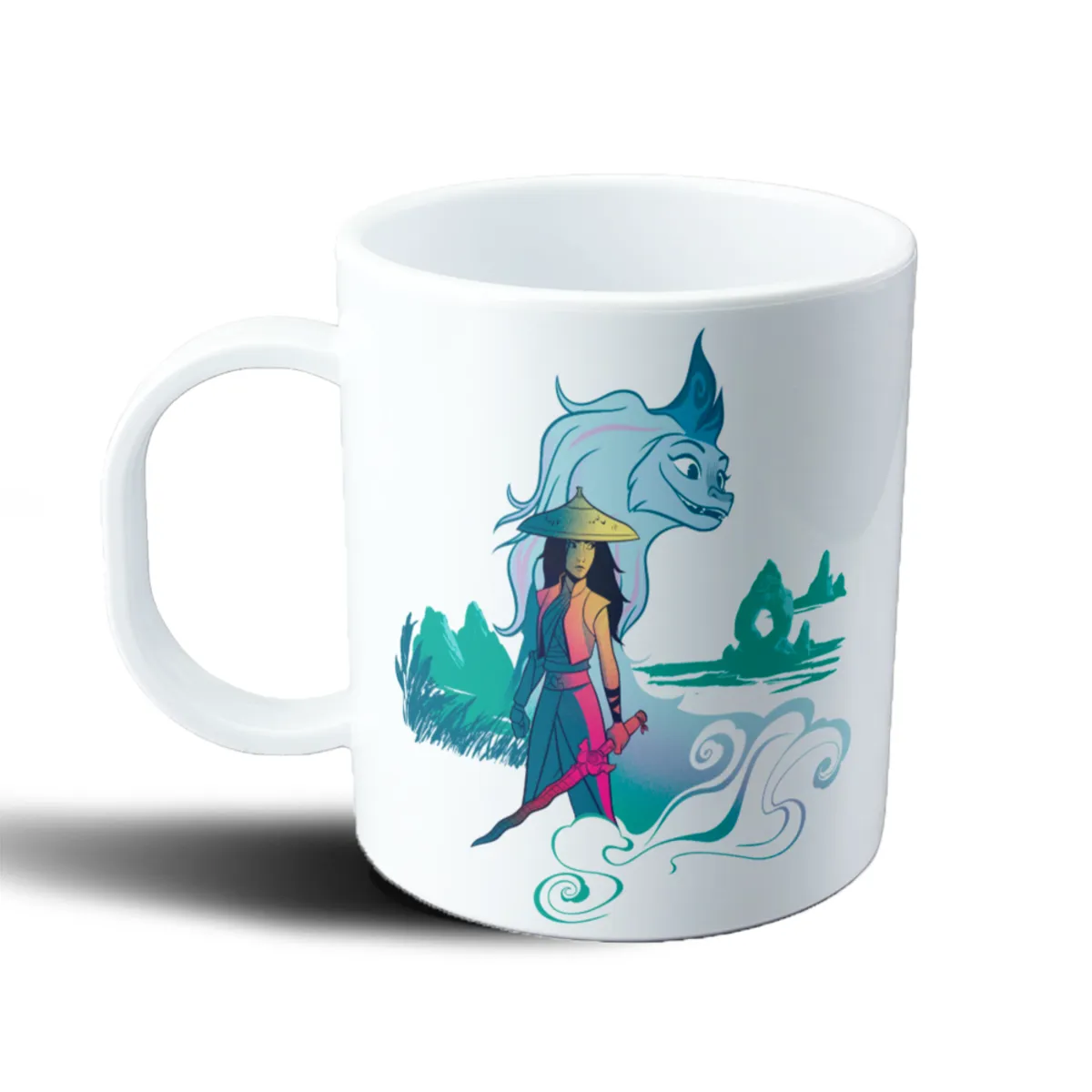Taza de Plástico Raya y el último Dragón Raya y Sisu - vista 2