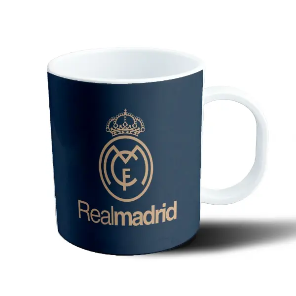 Taza de Plástico Real Madrid Escudo Dorado