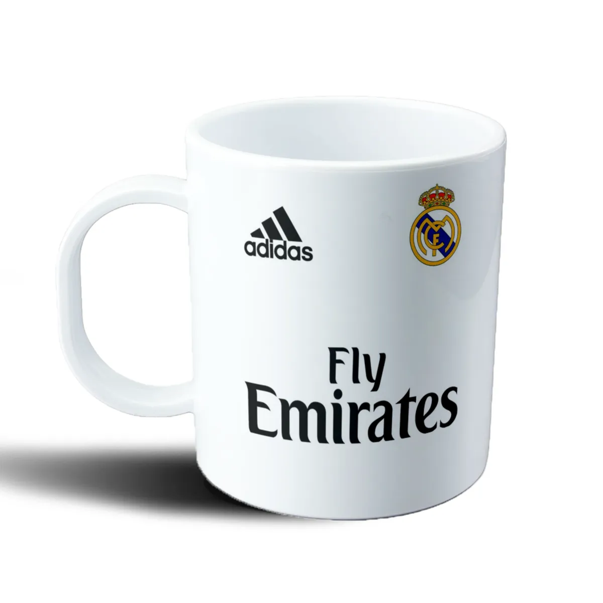 Taza de Plástico Real Madrid Escudo Blanco y Negro - vista 2