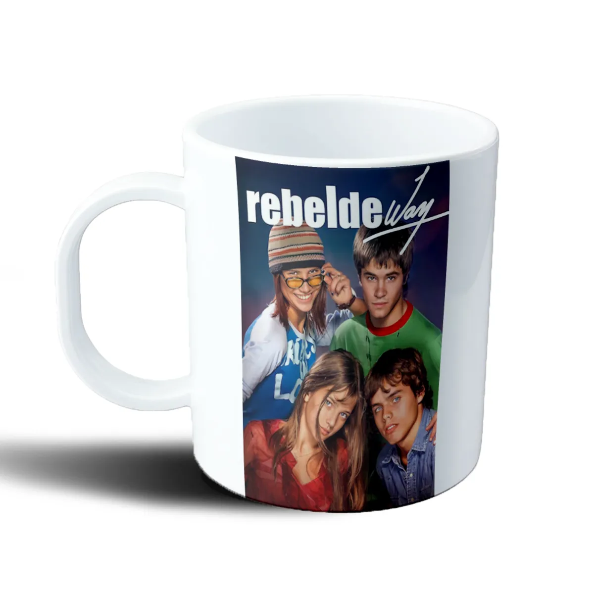 Taza de Plástico Rebelde Way Grupo Elenco - vista 2