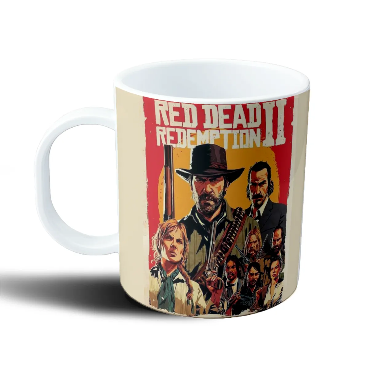 Taza de Plástico Red Dead Redemption 2 Arthur Morgan y Banda - vista 2