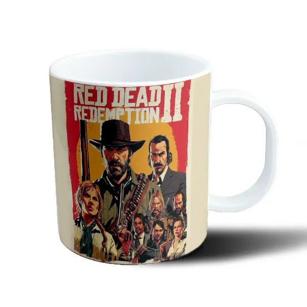Taza de Plástico Red Dead Redemption 2 Arthur Morgan y Banda