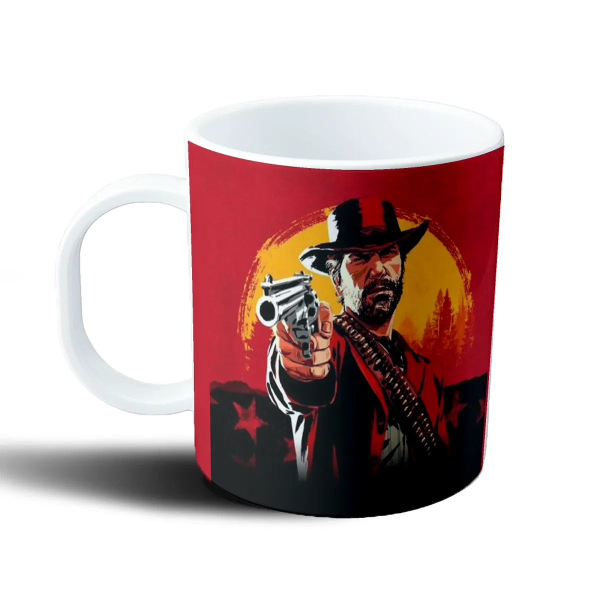 Taza de Plástico Red Dead Redemption Arthur Morgan con Revólver - vista 2