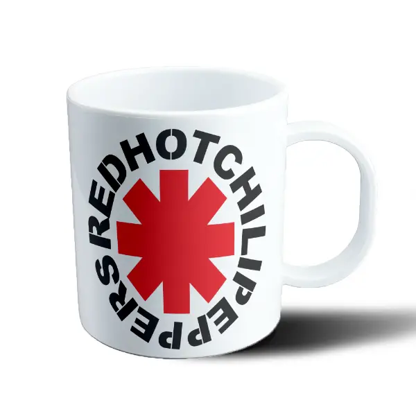 Taza de Plástico Red Hot Chili Peppers Logo Asterisco