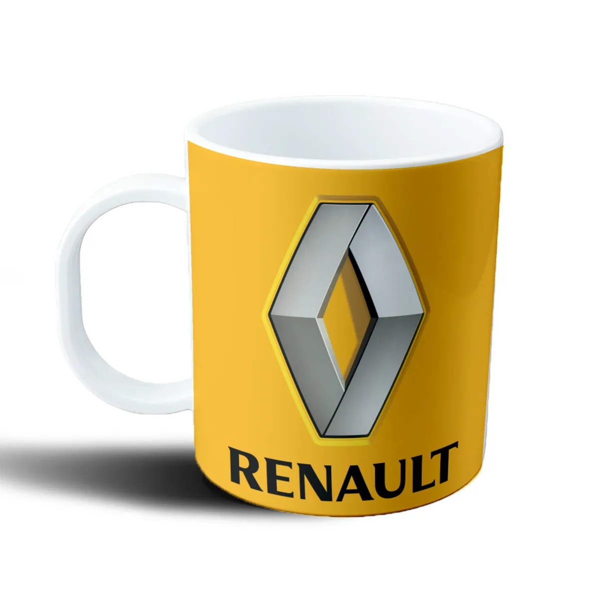 Taza de Plástico Renault Logo Amarillo - vista 2