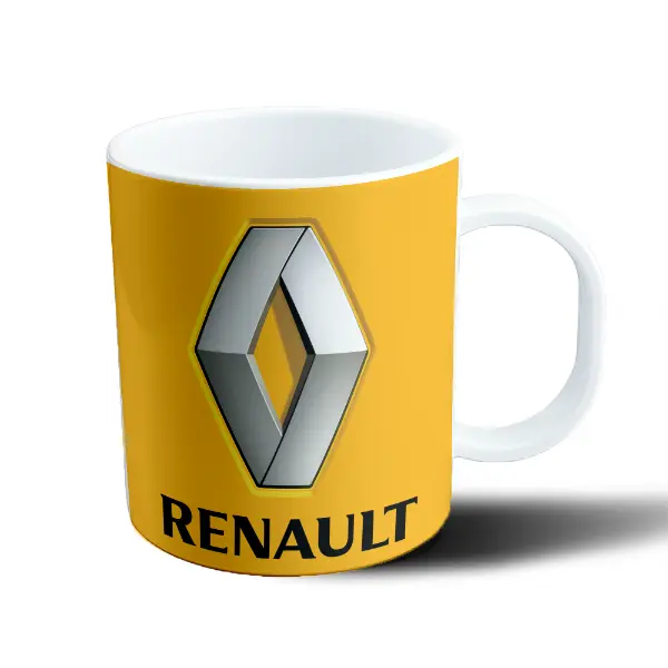 Taza de Plástico Renault Logo Amarillo
