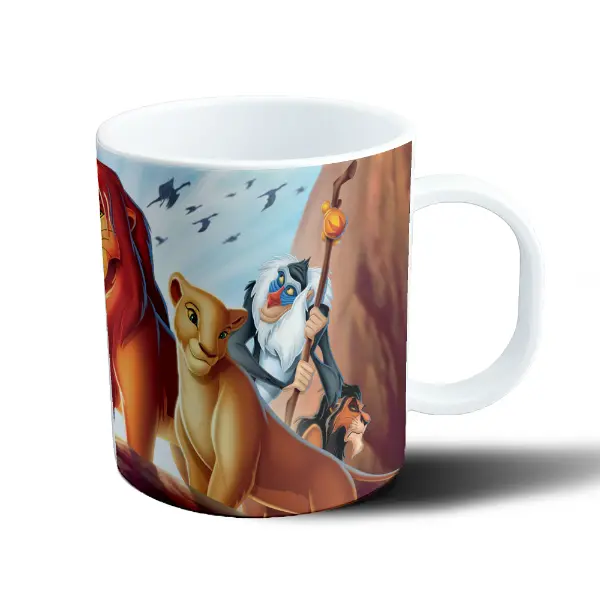 Taza de Plástico El Rey León Simba Timón y Pumba