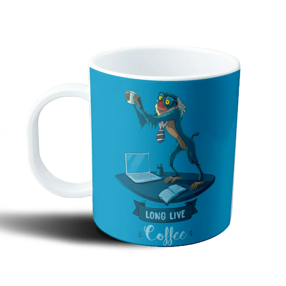 Taza de Plástico Rey León Rafiki Long Live Coffee - vista 2