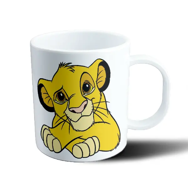 Taza de Plástico El Rey León Simba Cachorro