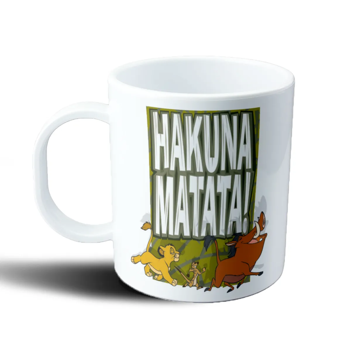 Taza de Plástico El Rey León Hakuna Matata Simba Timón y Pumba - vista 2