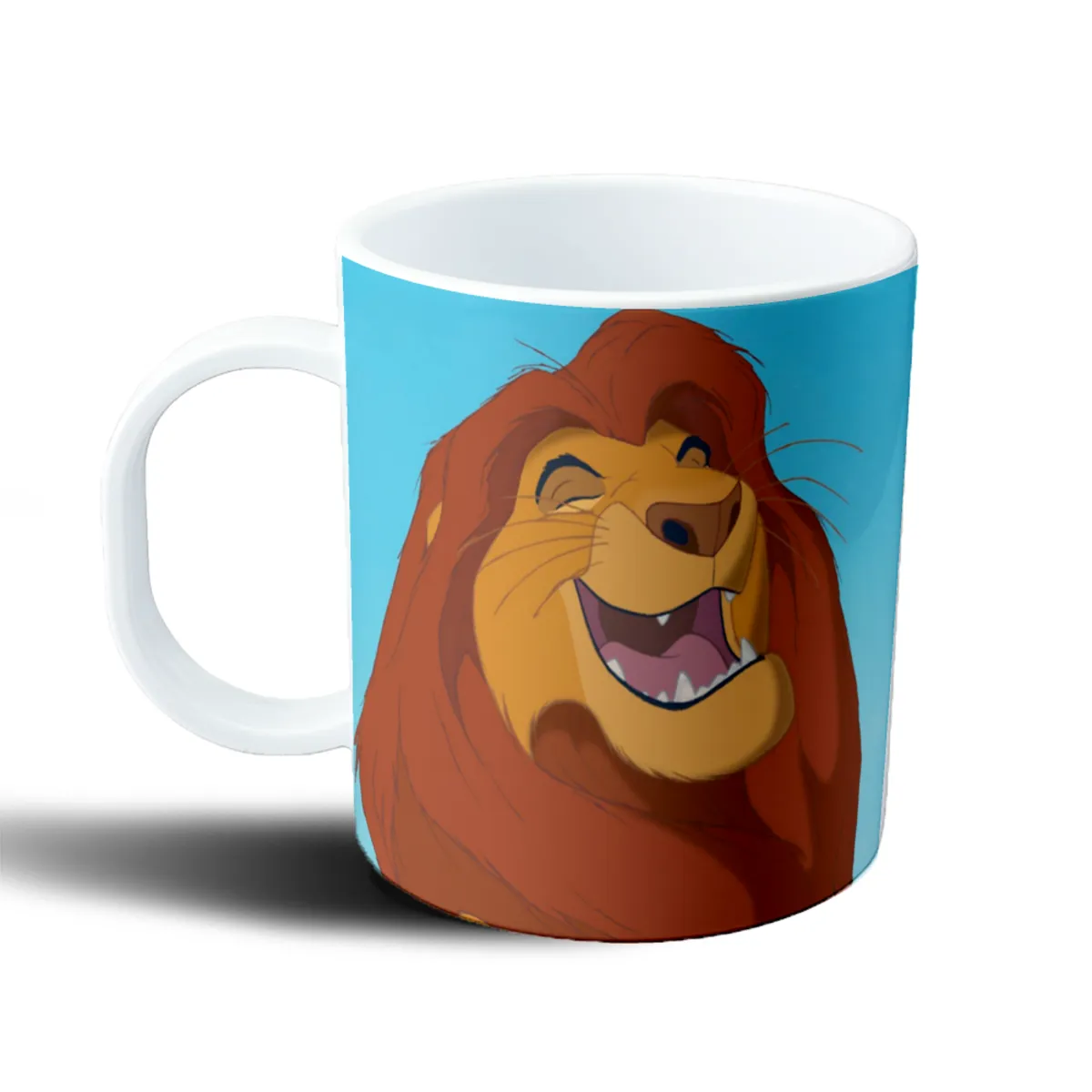Taza de Plástico El Rey León Simba Riendo - vista 2