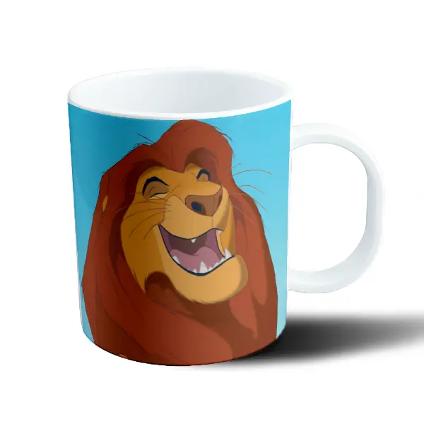 Taza de Plástico El Rey León Simba Riendo
