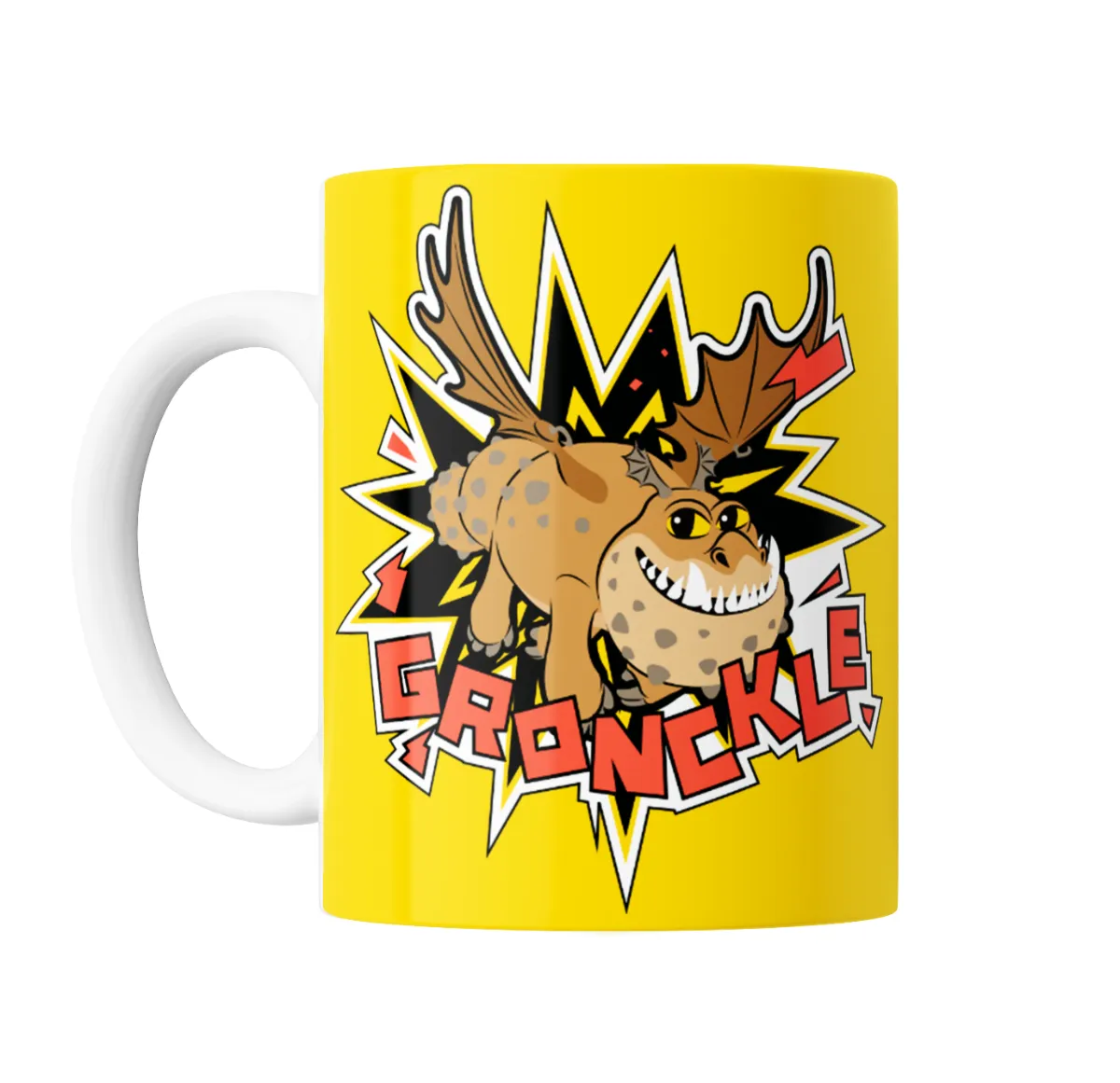 Taza de Cerámica Como entrenar a tu Dragon Gronckle - vista 2