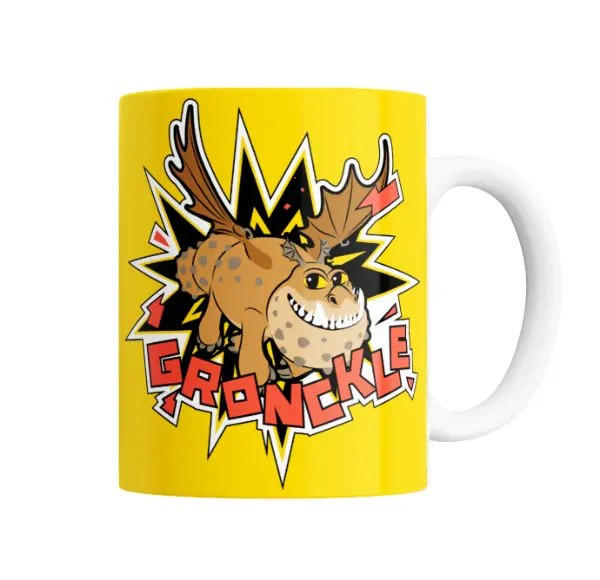Taza de Cerámica Como entrenar a tu Dragon Gronckle