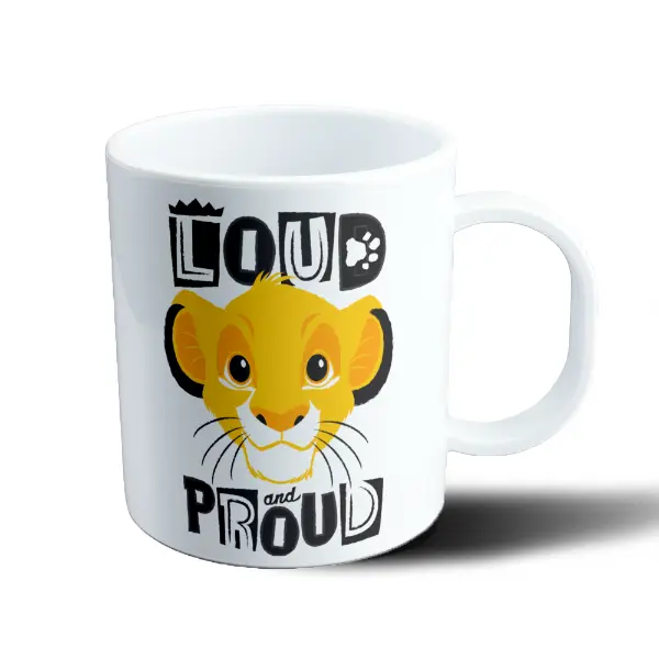 Taza de Plástico El Rey León Simba Loud and Proud
